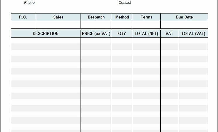 Sample Lawn Service Invoice