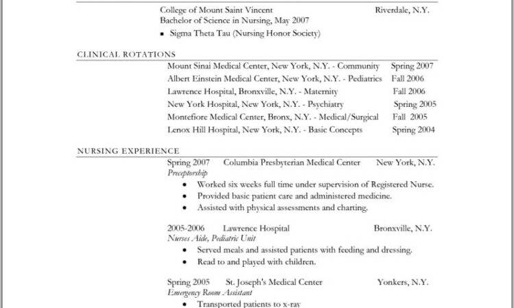 Sample Lpn Nursing Resume