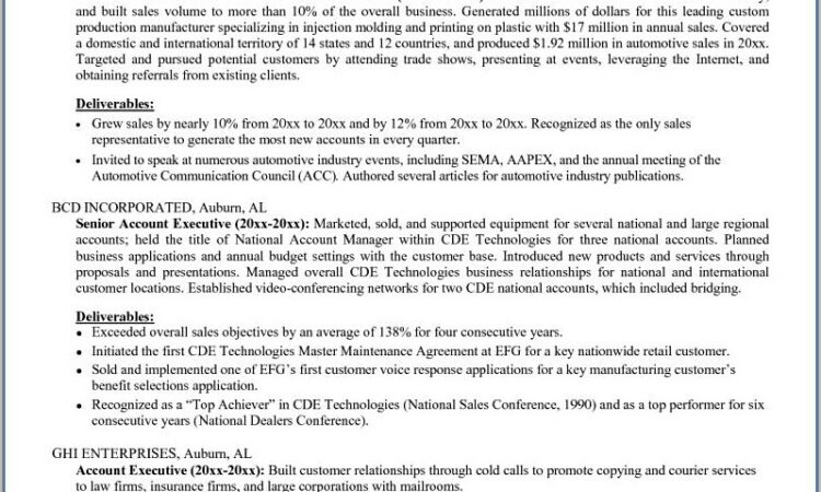 Sample Objective For Project Manager