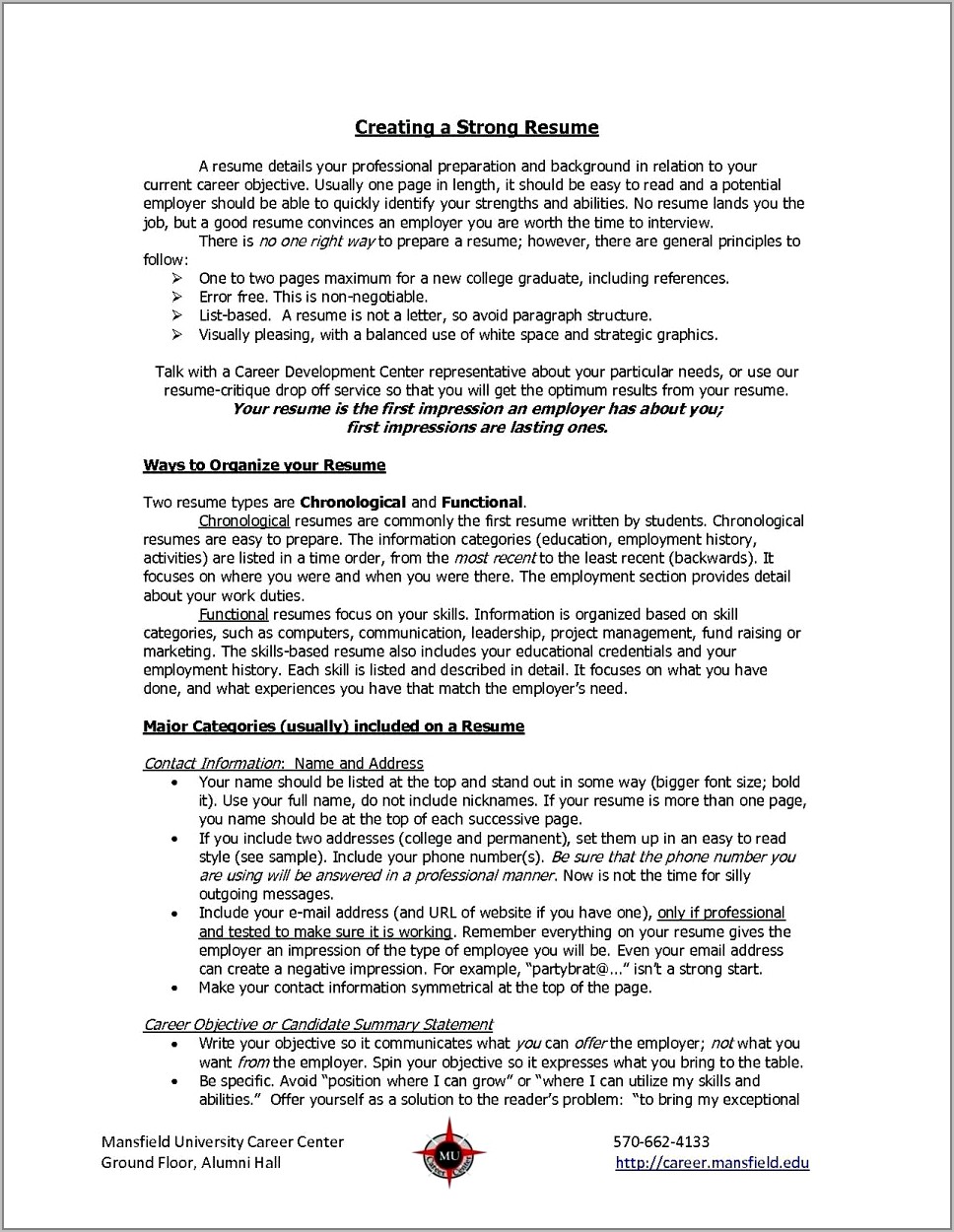 Sample Of Resume Objective For Customer Service