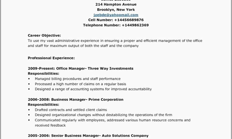 Sample Of Security Officer Resume