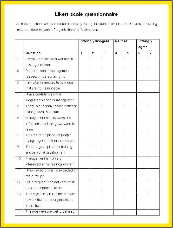 Sample Questionnaire For Customer Satisfaction Survey Pdf