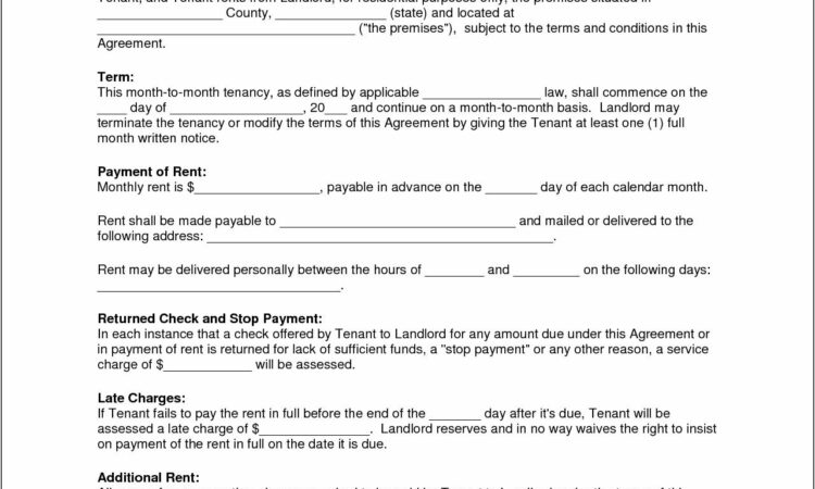 Sample Residential Lease Agreement Pennsylvania