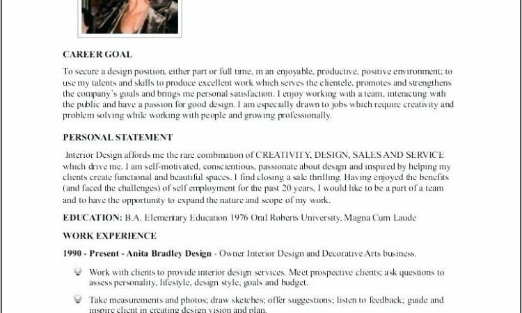 Sample Resume Employee Bio Template