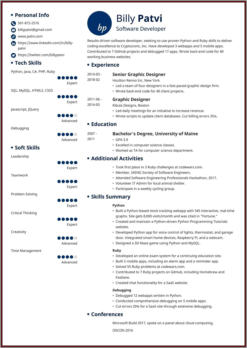 Sample Resume For Airline Jobs