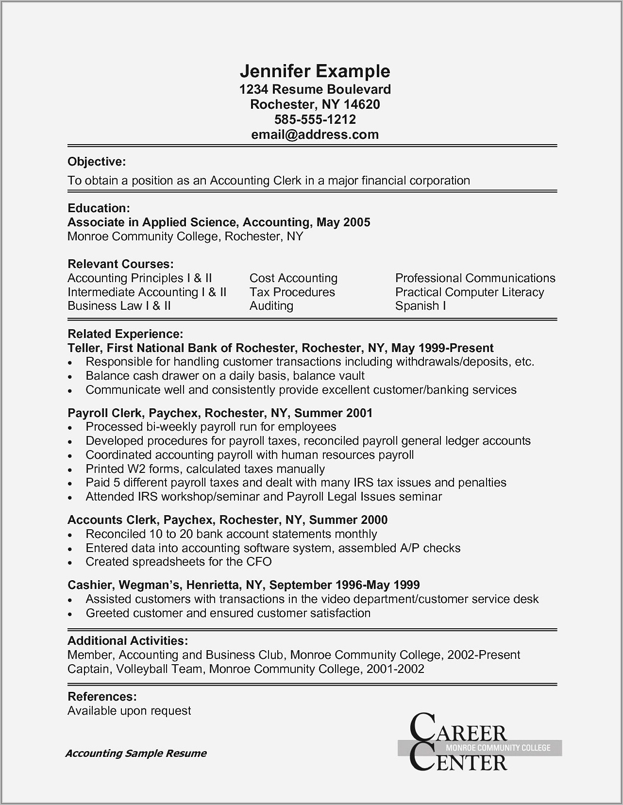 Sample Resume For Executive Assistant To Chairman