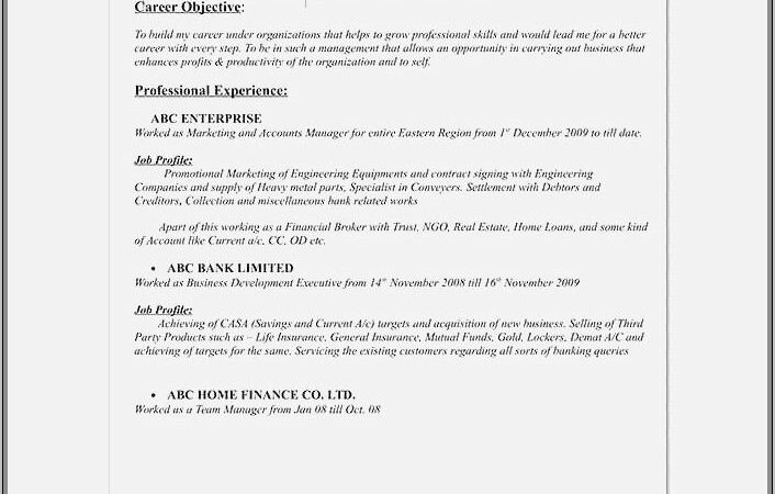 Sample Resume For Financial Reporting Analyst