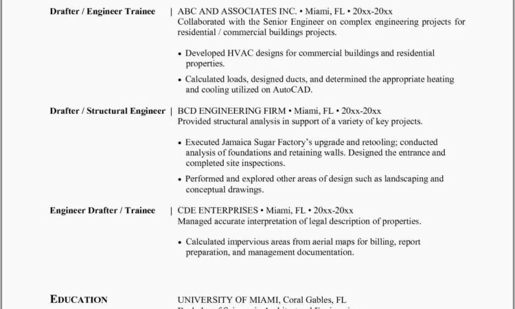 Sample Resume For Hvac Mechanical Engineer