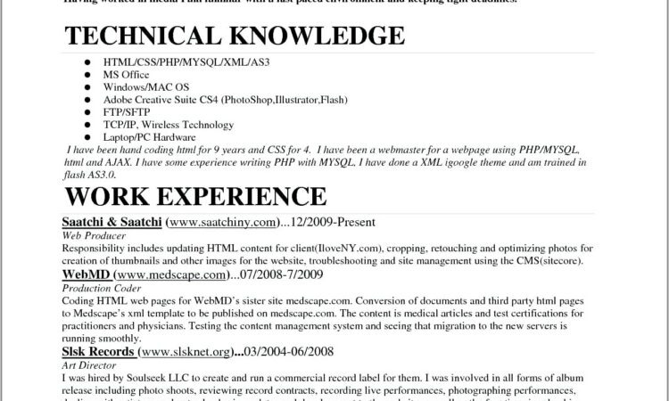 Sample Resume For Medical Billing And Coding