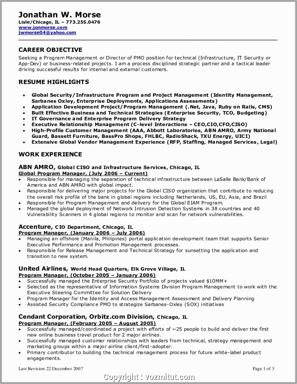 Sample Resume For Nursing Director Position