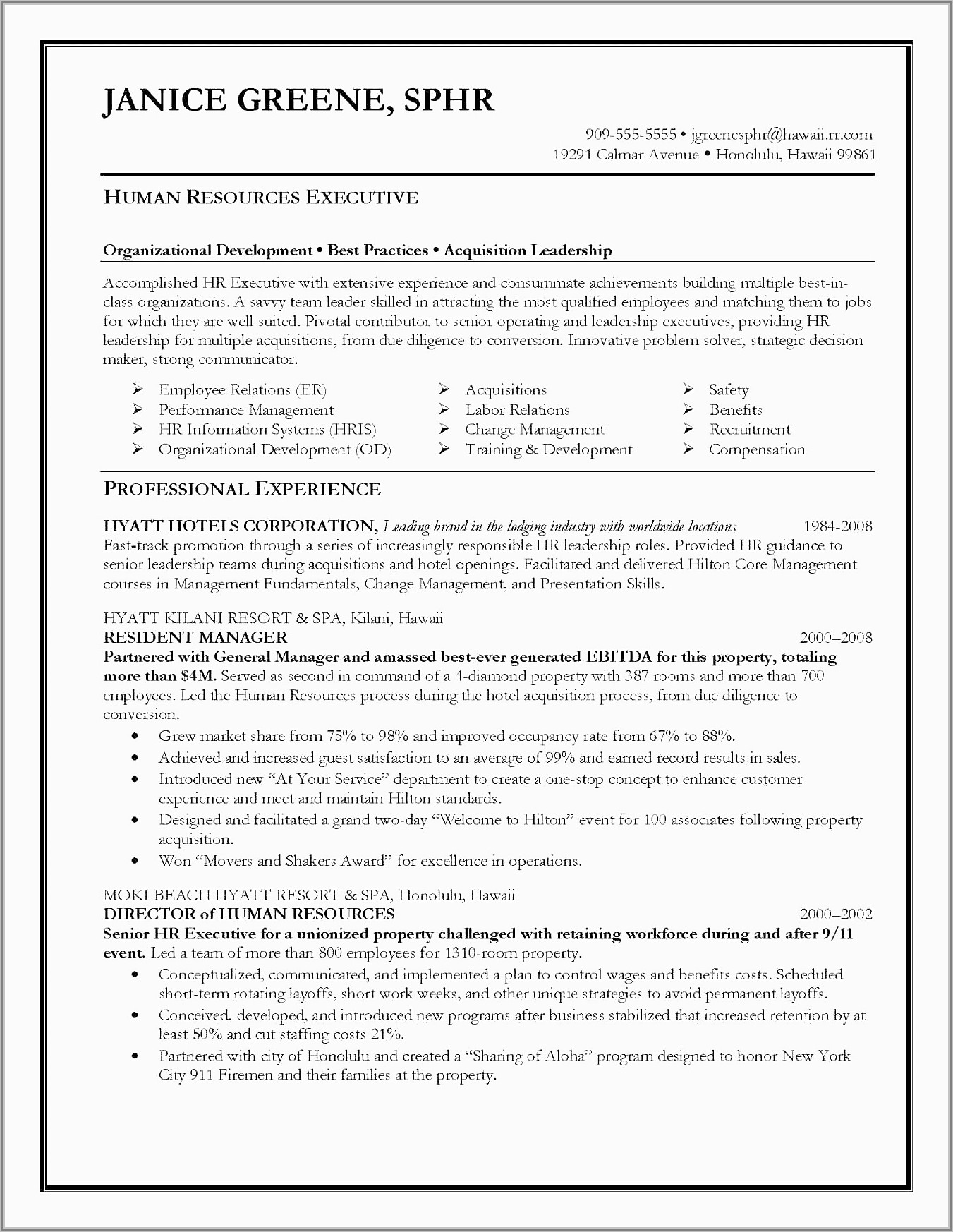 Sample Resume For Sales Executive Doc
