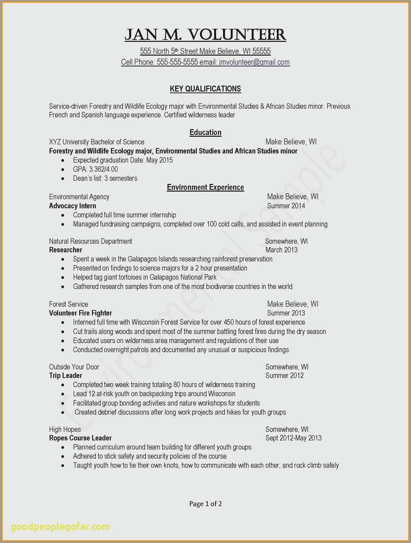 Sample Resume For School Security Guard