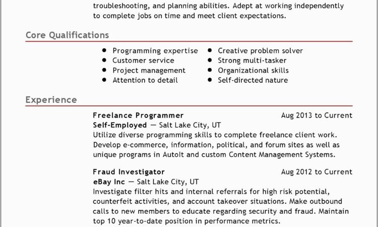 Sample Resume For Teller Position With Experience