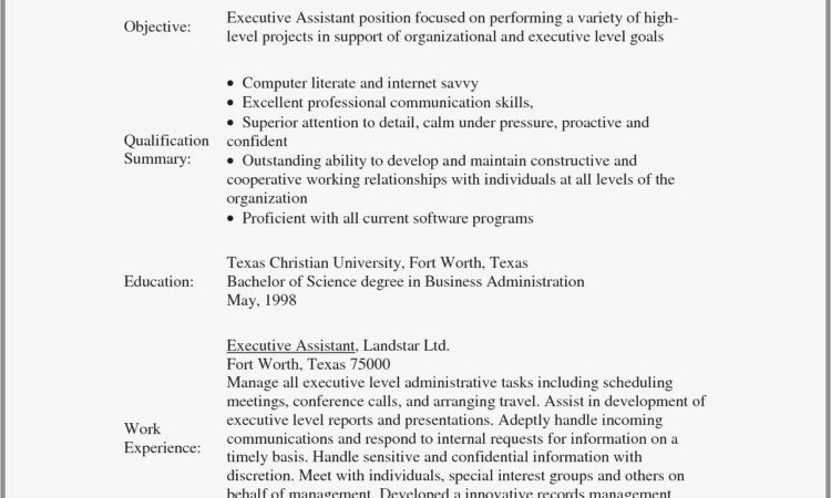 Sample Resumes For Administrative Assistants