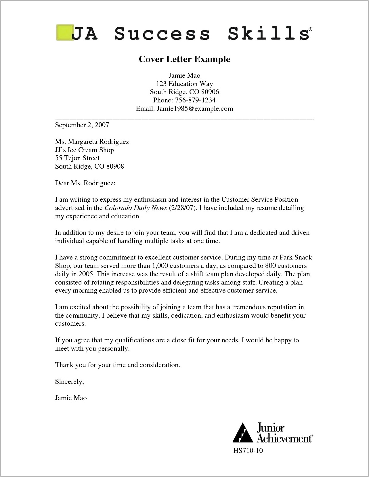 Sample Teacher Resumes And Cover Letters