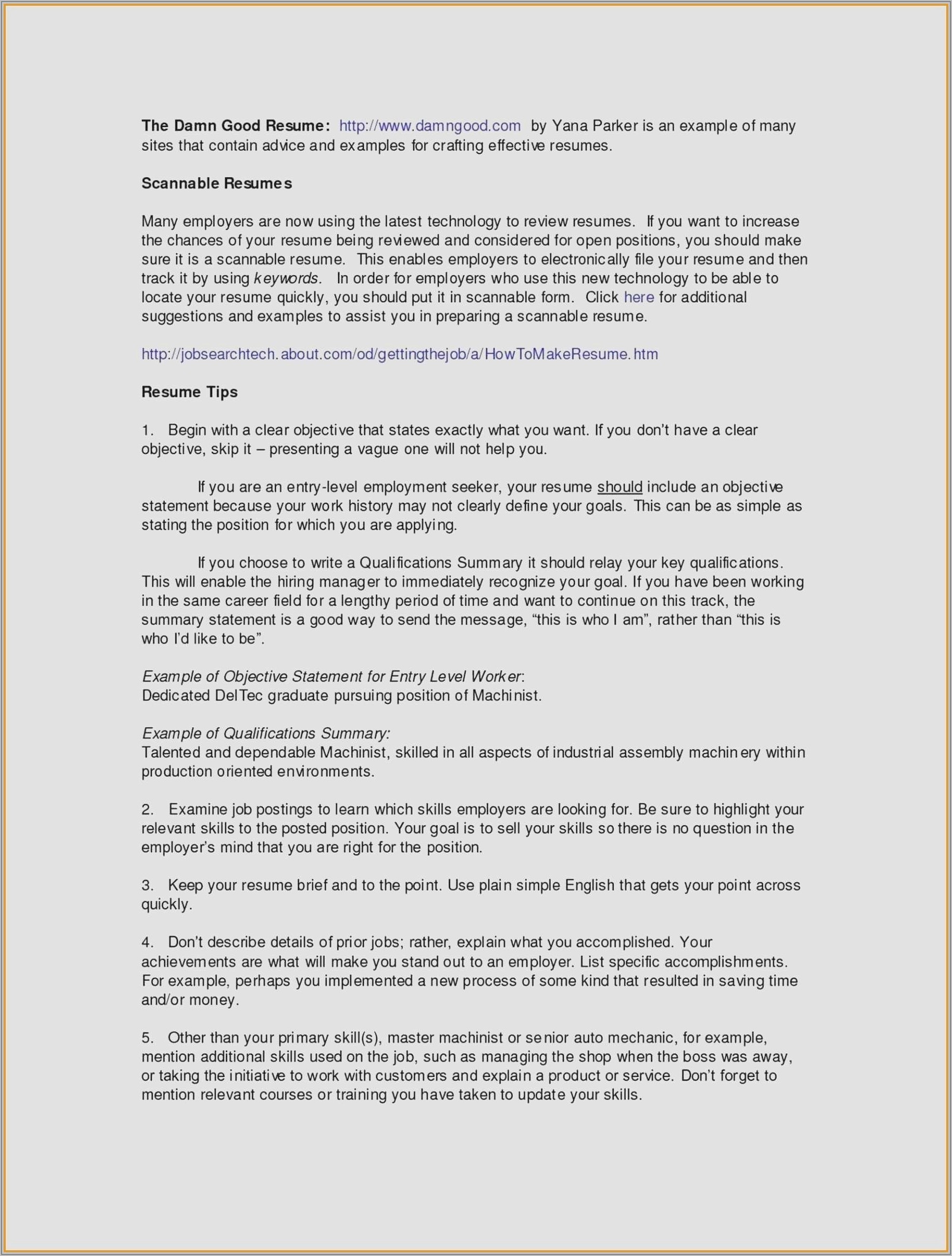 Samples Of Cover Letters For Resumes