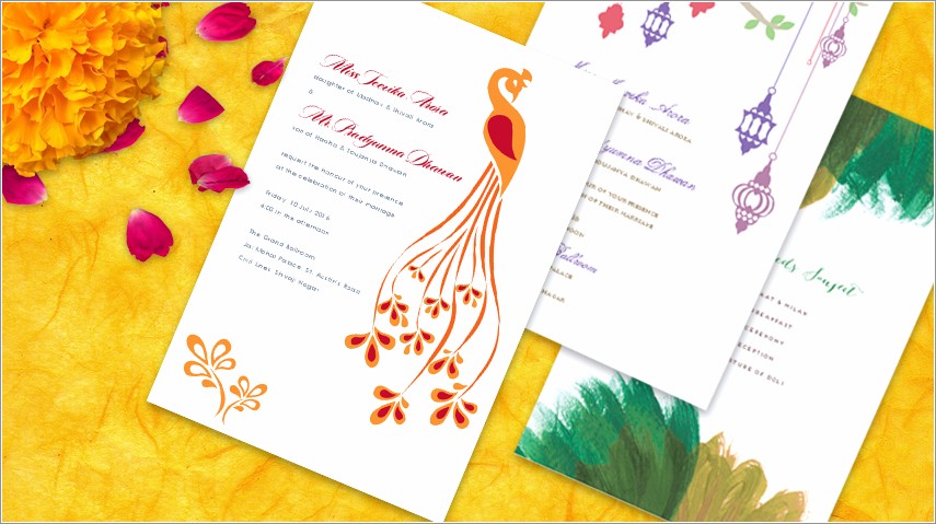 Sangeet Invitation Card Design