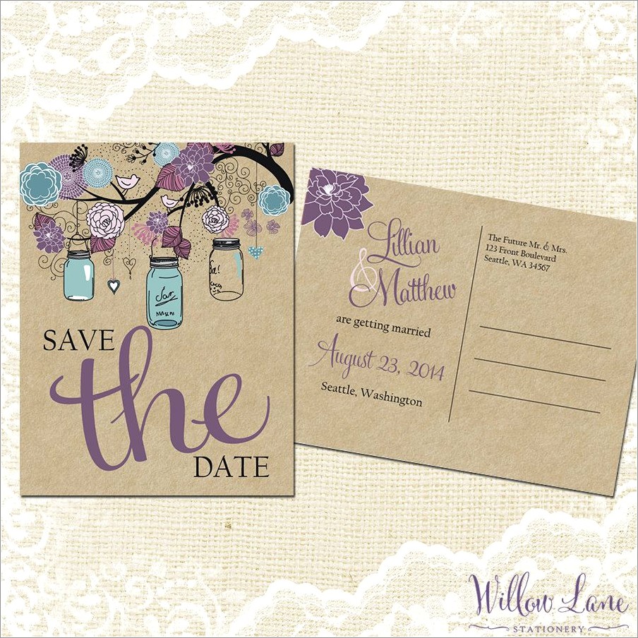 Save The Date Vow Renewal Invitations
