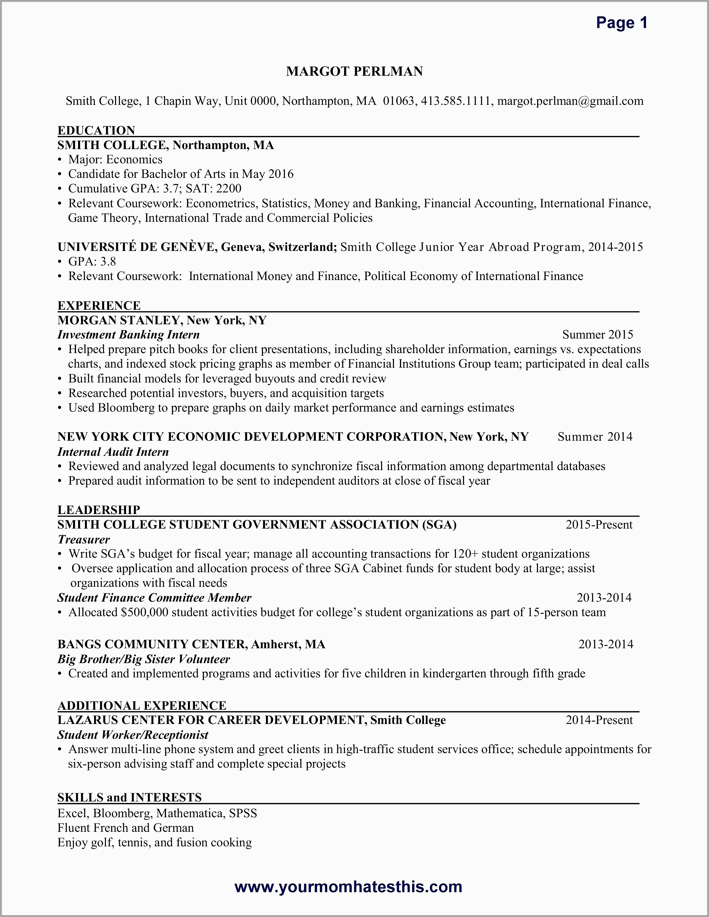 Senior Event Manager Resume Sample