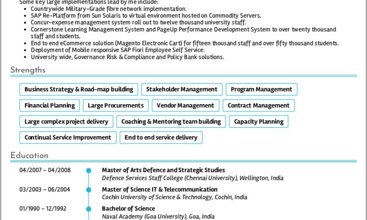 Senior Manager Resume Examples