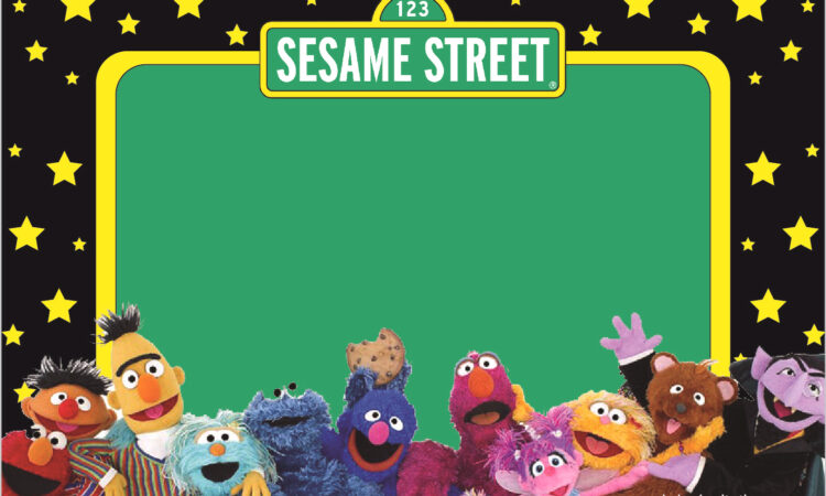 Sesame Street Birthday Invitations Template