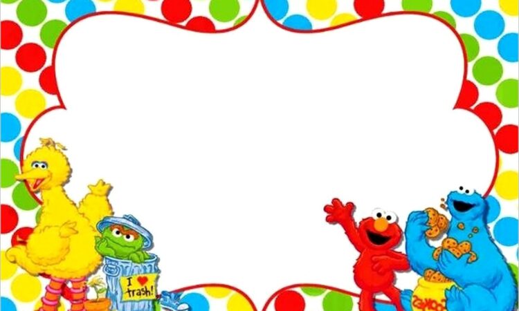 Sesame Street Invitations Online Free