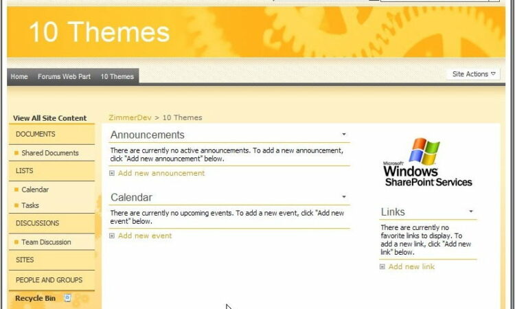 Sharepoint 2010 Intranet Templates Free Download