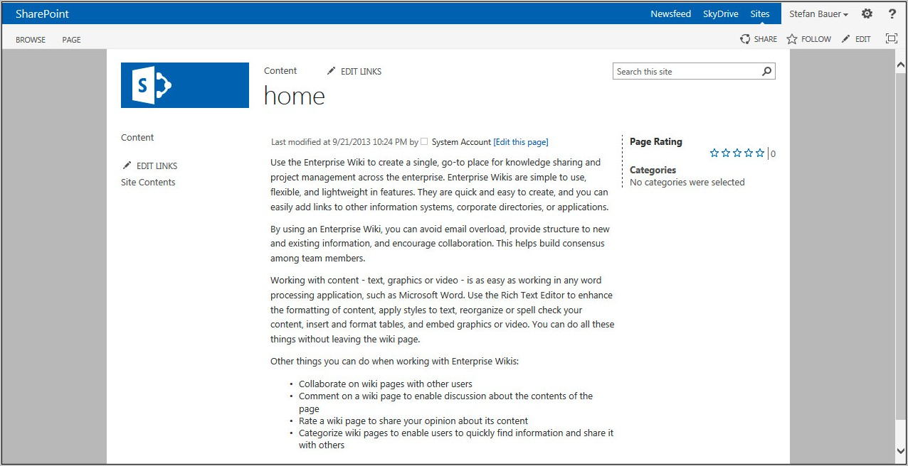 Sharepoint 2013 Master Page Template