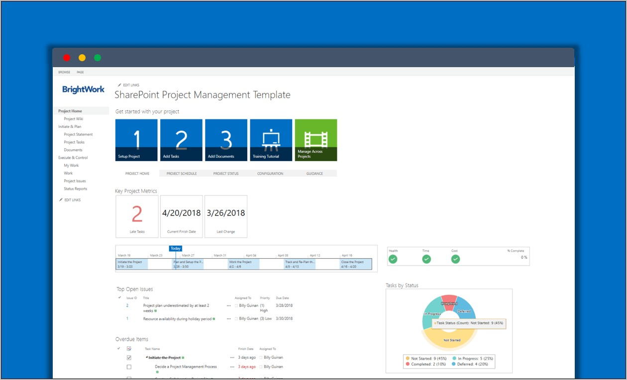 Sharepoint 2013 Project Management Template Free