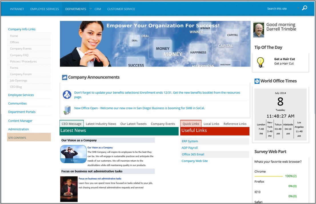 Sharepoint Crm Template Office 365