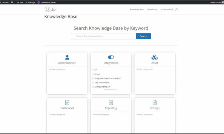 Sharepoint Knowledge Base Template Demo