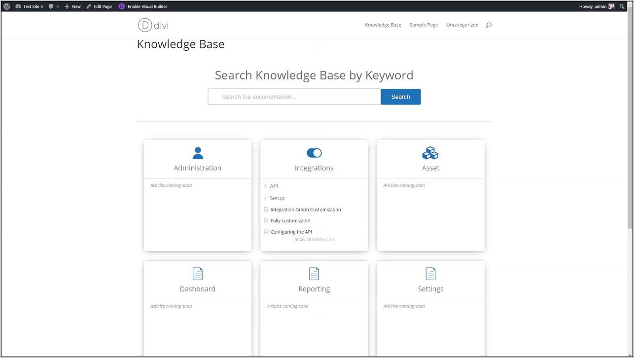 Sharepoint Knowledge Base Template Demo