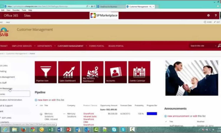 Sharepoint Online Crm Template