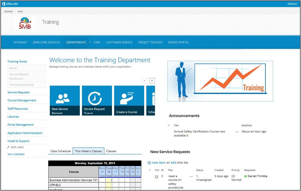 Sharepoint Portal Design Template