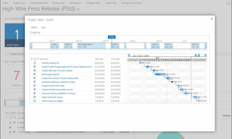 Sharepoint Project Management Template 2007