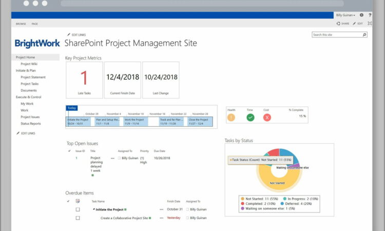 Sharepoint Project Management Template 2013