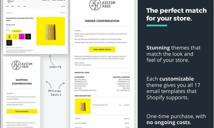 Shopify Email Templates Free