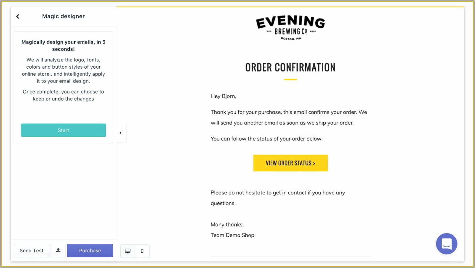 Shopify Responsive Email Templates