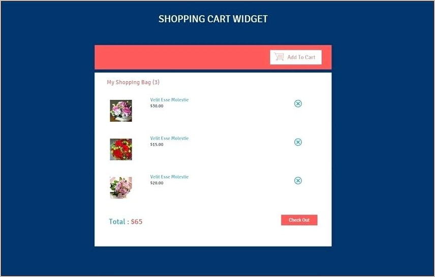 Shopping Cart Template In Bootstrap