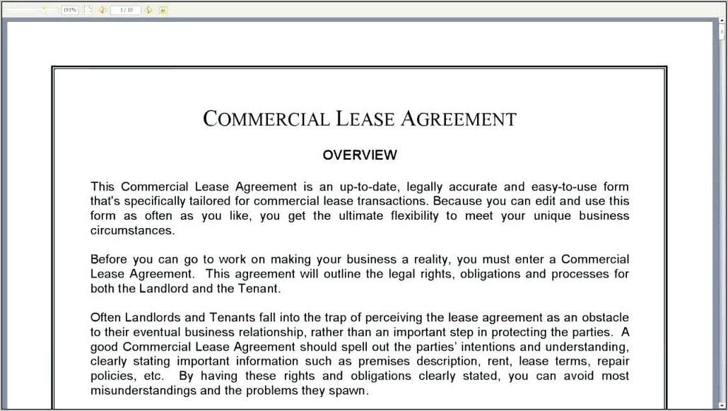 Short Term Lease Agreement Template South Africa