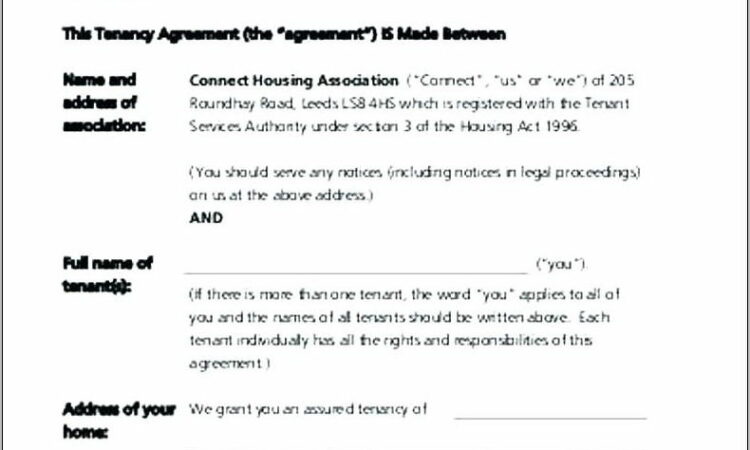 Short Term Tenancy Agreement Template Scotland