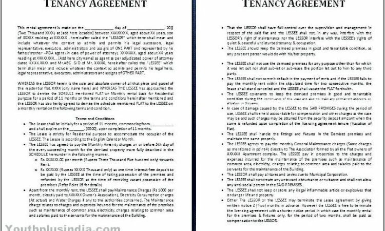 Shorthold Tenancy Agreement Template Uk