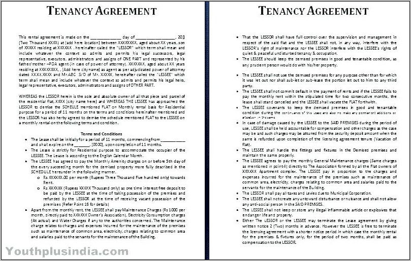 Shorthold Tenancy Agreement Template Uk