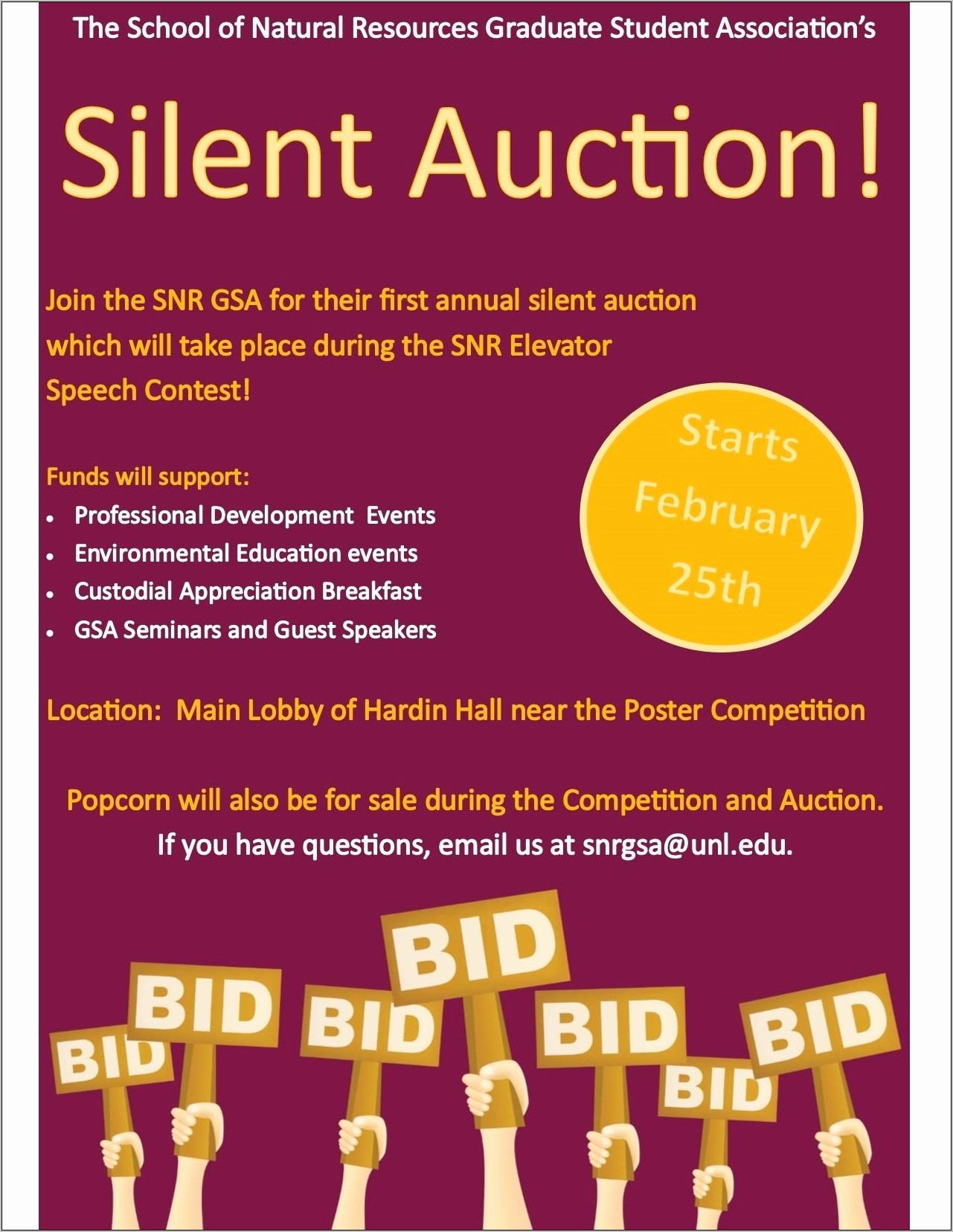 Silent Auction Flyer Template Free