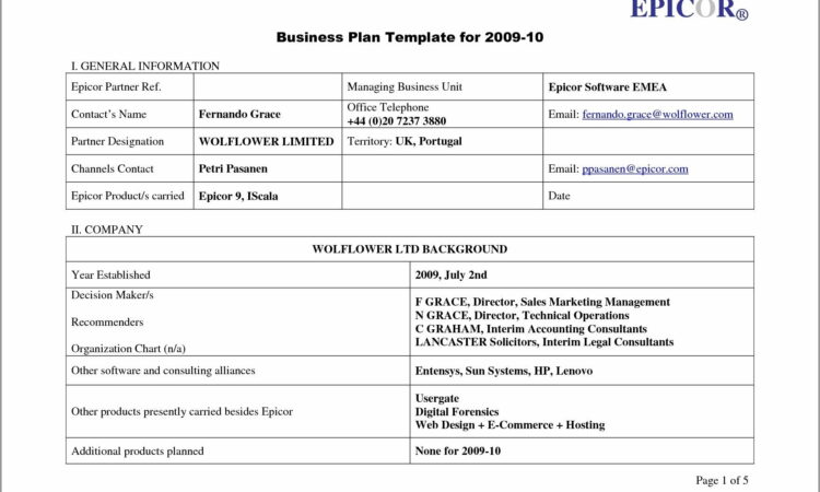 Simple Business Plan Template Uk Free