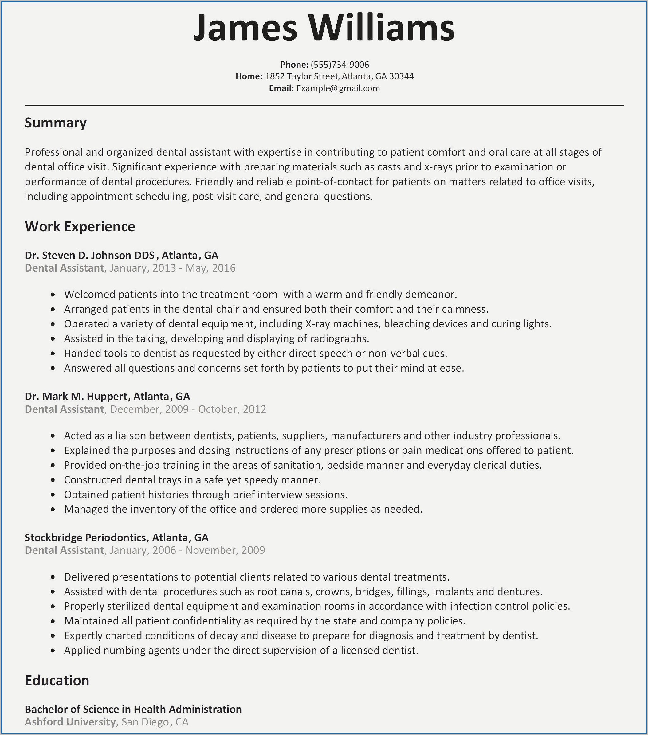 Simple Curriculum Vitae Template Pdf