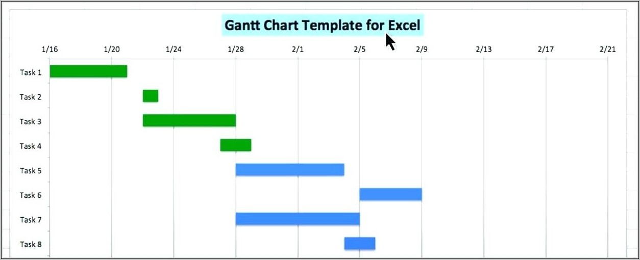Simple Gantt Chart Template Word