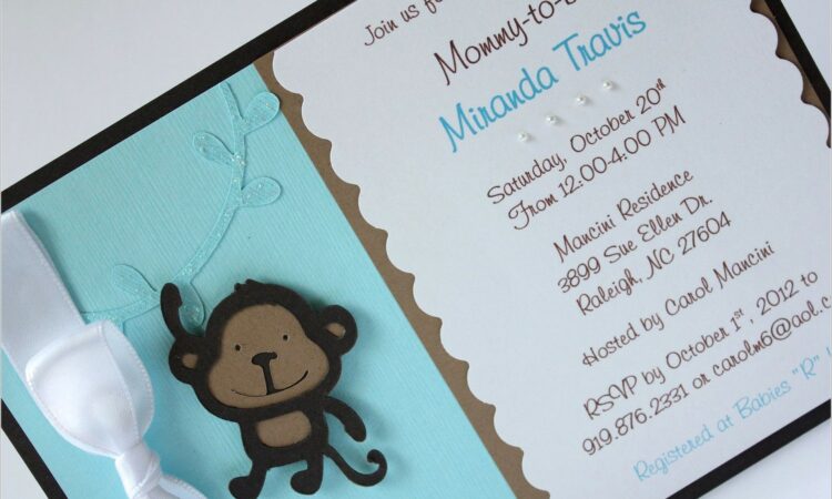 Simple Homemade Birthday Invitations