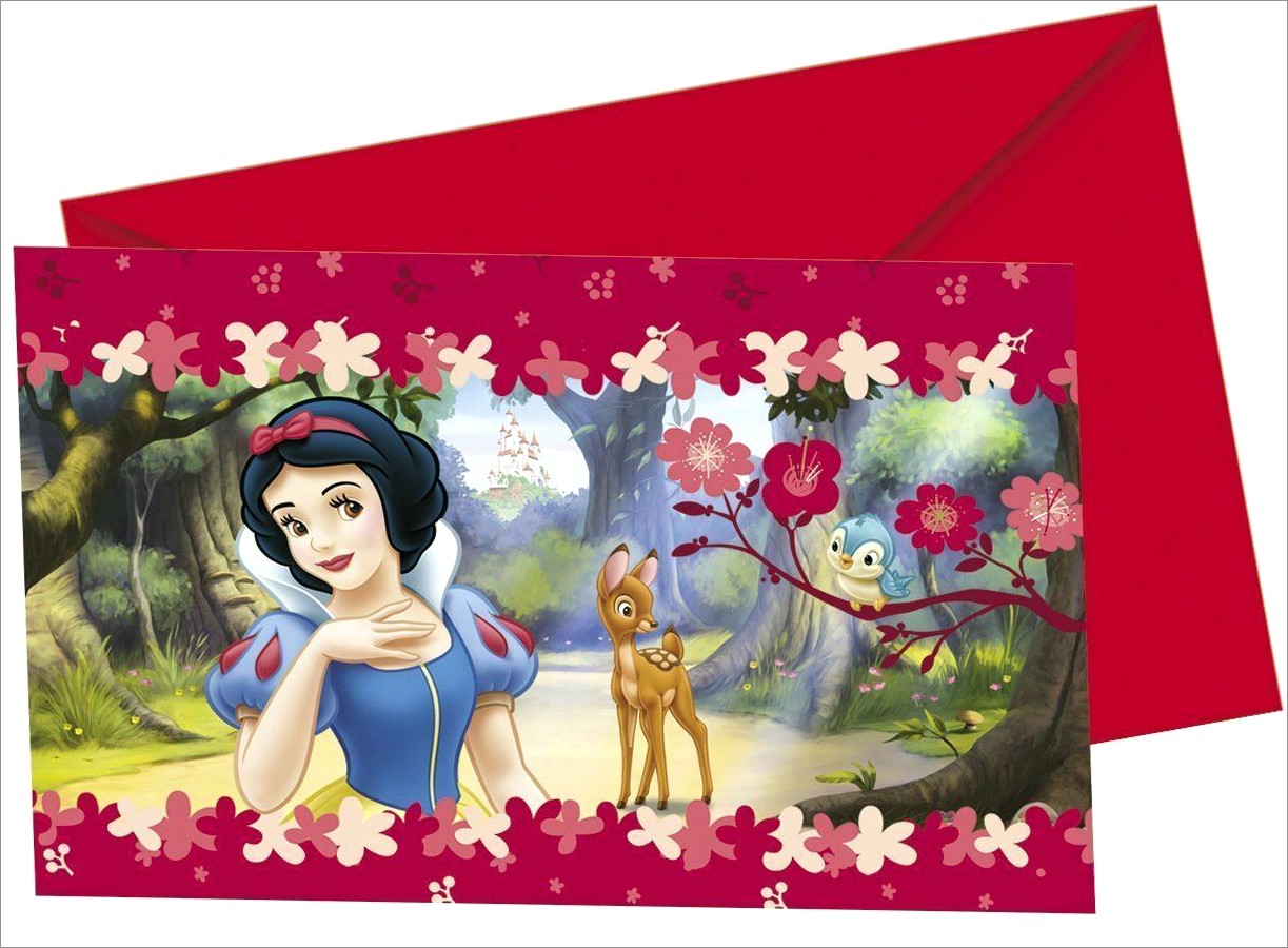 Snow White Invitations Online
