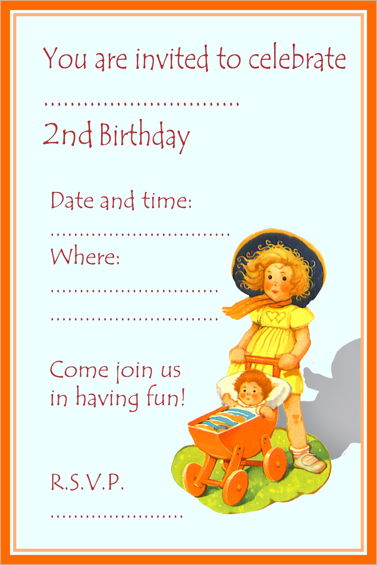 Son 5th Birthday Invitation Message